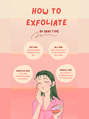 How To Exfoliate By Skin Type Instagram Story